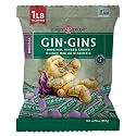 GIN GINS Original Ginger Chews Made w/Fresh Ginger 1lb 1Pk