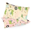Gina Era Ergonomic Toddler Pillowcase,(2 Pack) 100% Cotton Pillowscase, Size:14 * 19 inch,Fits Kids Pillows sizesd 13 x 18 or 12x 16 - Machine Washable (style18)
