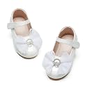 GINFIVE Toddler Girls Dress Shoes Little Girls Mary Janes Ballerina Flats Shoes Toddler