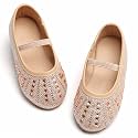 GINFIVE Toddler Girls Dress Shoes Little Girls Mary Janes Ballerina Flats Shoes Toddler