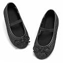 GINFIVE Toddler Girls Dress Shoes Little Girls Mary Janes Ballerina Flats Shoes Toddler