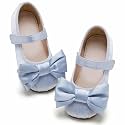 GINFIVE Toddler Girls Dress Shoes Little Girls Mary Janes Ballerina Flats Shoes Toddler