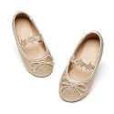 GINFIVE Toddler Girls Dress Shoes Little Girls Mary Janes Ballerina Flats Shoes Toddler