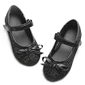 GINFIVE Toddler Girls Dress Shoes Little Girls Mary Janes Ballerina Flats Shoes Toddler