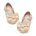 GINFIVE Toddler Girls Dress Shoes Little Girls Mary Janes Ballerina Flats Shoes Toddler