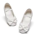 GINFIVE Toddler Girls Dress Shoes Little Girls Mary Janes Ballerina Flats Shoes Toddler