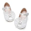 GINFIVE Toddler Girls Dress Shoes Little Girls Mary Janes Ballerina Flats Shoes Toddler