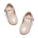 GINFIVE Toddler Girls Dress Shoes Little Girls Mary Janes Ballerina Flats Shoes Toddler