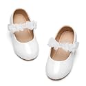GINFIVE Toddler Girls Dress Shoes Little Girls Mary Janes Ballerina Flats Shoes Toddler