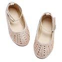 GINFIVE Toddler Girls Dress Shoes Little Girls Mary Janes Ballerina Flats Shoes Toddler