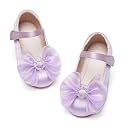 GINFIVE Toddler Girls Dress Shoes Little Girls Mary Janes Ballerina Flats Shoes Toddler