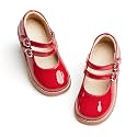 GINFIVE Toddler Girls Mary Jane School Oxford Dress Flat Shoes for Wedding