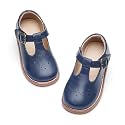 GINFIVE Toddler Girls Mary Jane School Oxford Dress Flat Shoes for Wedding