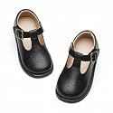 GINFIVE Toddler Girls Mary Jane School Oxford Dress Flat Shoes for Wedding
