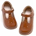 GINFIVE Toddler Girls Mary Jane School Oxford Dress Flat Shoes for Wedding