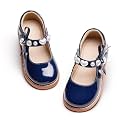 GINFIVE Toddler Girls Mary Jane School Oxford Dress Flat Shoes for Wedding