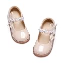GINFIVE Toddler Girls Mary Jane School Oxford Dress Flat Shoes for Wedding
