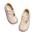 GINFIVE Toddler Girls Mary Jane School Oxford Dress Flat Shoes for Wedding