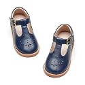 GINFIVE Toddler Girls Mary Jane School Oxford Dress Flat Shoes for Wedding