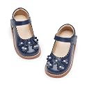 GINFIVE Toddler Girls Mary Jane School Oxford Dress Flat Shoes for Wedding
