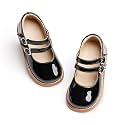 GINFIVE Toddler Girls Mary Jane School Oxford Dress Flat Shoes for Wedding