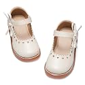 GINFIVE Toddler Girls Mary Jane School Oxford Dress Flat Shoes for Wedding