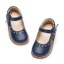 GINFIVE Toddler Girls Mary Jane School Oxford Dress Flat Shoes for Wedding