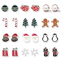 Gingerbread Earrings for Women Christmas Earrings Dangle Holiday Earrings Christmas Jewelry