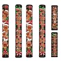 Gingerbread Man Fridge Door Handle Covers Christmas Decor 6-Piece Refrigerator Handle Covers Keep Appliance Clean for Fridge Microwave Stove Dishwasher