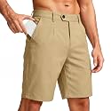 GINGTTO Mens Chino Shorts Slim Fit 9" Stretch Athletic Shorts