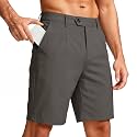 GINGTTO Mens Chino Shorts Slim Fit 9" Stretch Athletic Shorts