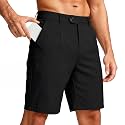 GINGTTO Mens Chino Shorts Slim Fit 9" Stretch Athletic Shorts