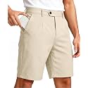 GINGTTO Mens Chino Shorts Slim Fit 9" Stretch Athletic Shorts