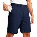 GINGTTO Mens Chino Shorts Slim Fit 9" Stretch Athletic Shorts