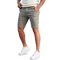 GINGTTO Mens Slim Fit Shorts Stretch Tapered Leg Skinny Chinos 5" 7"