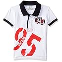 Gini & Jony Baby-Boy's Stars Regular Fit Polo T-Shirt