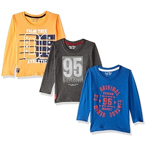 gini amp jony baby-boys t-shirt pack of-3