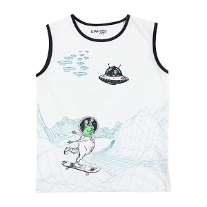 Gini Jony Boys White Vest