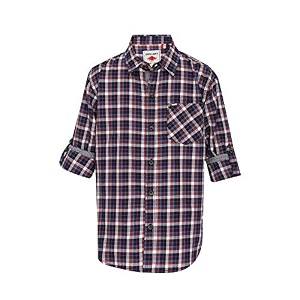 Gini Jony Boys Checked Casual Shirt