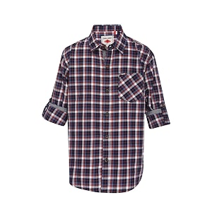Gini Jony Boys Checked Casual Shirt