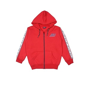 gini amp jony boys red plain knits jacket