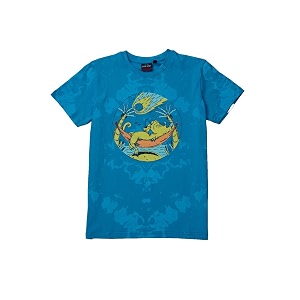Gini Jony Boys Red Printed Knits