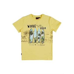 Gini Jony Boys Yellow T-Shirt