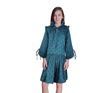 Gini Jony Girls Blue Polka dot
