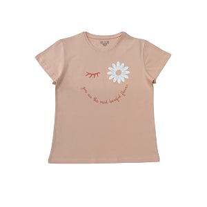Gini Jony Girls Pink Knits Top