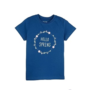 Gini Jony Girls Printed Cotton Round