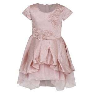 Gini Jony Girls Round Neck Applique