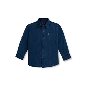 Gini and Jony Boys Navy Blue Solid