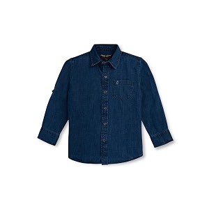 Gini and Jony Boys Navy Blue Solid