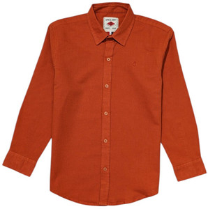GINI JONY Boys Solid Casual Orange